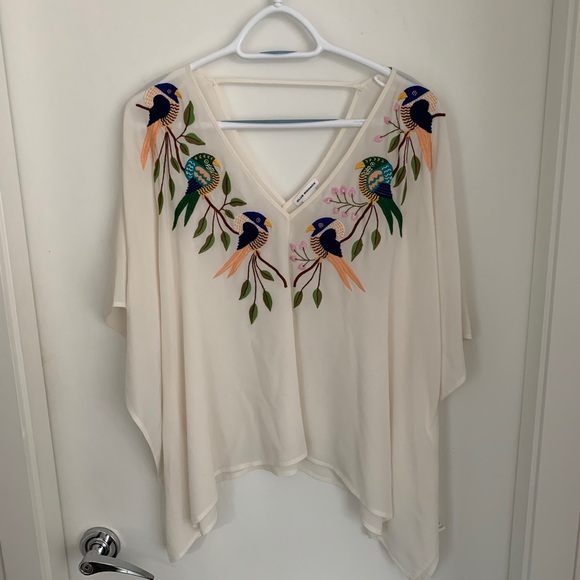 Club Monaco Bird Blouse - Picture 1 of 6